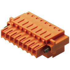 Buchsenstecker Weidmüller BLZF Flansch 3,5mm 3L verzinnt orange