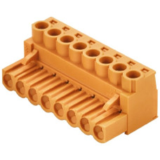 Buchsenstecker Weidmüller BLZP geschlossen 5.08mm 18L verzinnt orange - 1 Stück