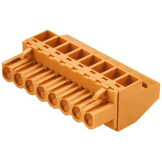 Buchsenstecker Weidmüller BLZP geschlossen 5.08mm 8L verzinnt orange WE - 1 Stück