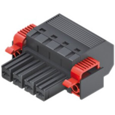 Buchsenstecker Weidmüller BVF HP 7.62mm 3L verzinnt schwarz - 1 Stück