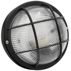 Decken-/Wandleuchte Brennenstuhl E27 60W IP44 Ø185x100mm schwarz
