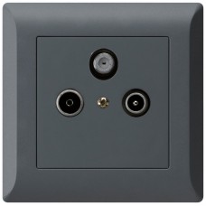 UP-Antennendose kallysto.line R/TV/SAT anthrazit KML SAT