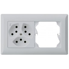 UP-Kombination kallysto.line Gr.I-I horizontal 3xTyp 13S+leer lichtgrau KML