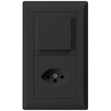 UP-Kombination kallysto.line Gr.I-I vertikal Schalter S6+Typ 13 schwarz KML