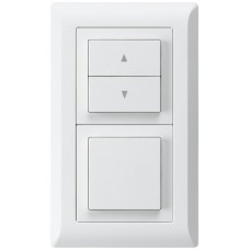 UP-Kombination kallysto.line Gr.I-I vertikal Storenschalter+Schalter S3 weiss KML