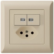 UP-Leuchtkombination 1/3+3/1P+Typ 13 kallysto.line beige 2 Linsen KML