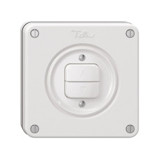 NUPU-Storentaster NEVO 1-Kanal Einbautiefe 18 mm 87x87 mm weiss A NUPU Q NUPU-Storentaster NEVO 1-Kanal Einbautiefe 18 mm 87x87 mm weiss A NUPU Q