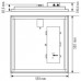EB-LED-Deckenleuchte CELINE 600x600 40W 3000K 4390lm ON/OFF opal Linect