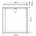 EB-LED-Deckenleuchte CELINE 625x625 30W 3000K 3470lm Slave opal