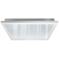 EB-LED-Deckenleuchte ESYLUX CELINE ELC 30W 2700-6500K 593x593mm IP54 opal weiss