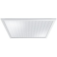 EB-LED-Deckenleuchte ESYLUX STELLA DALI 36W 4000K 625x625mm IP20 prism.weiss