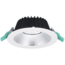 EB-LED-Deckenleuchte INSAVER SLIM 150 UGR19 9W 850lm 930 IP44 weiss
