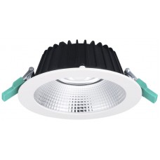 EB-LED-Deckenleuchte INSAVER SLIM 150 UGR19 DALI 9W 1150lm 840 IP44/20 weiss