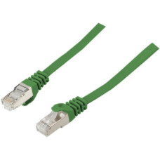 Flachband-Patchkabel U-FTP Kat. 6A 1.0m grün
