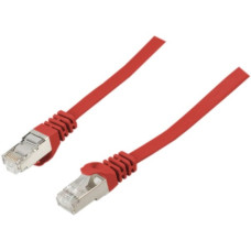 Flachband-Patchkabel U-FTP Kat. 6A 1.0m rot