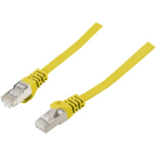 Flachband-Patchkabel U-FTP Kat. 6A 2.0m gelb