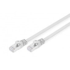 Flachband-Patchkabel U-FTP Kat. 6A 7.5m grau