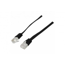 Flachband-Patchkabel UTP Kat. 6A 3.0m schwarz