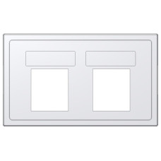 LAN FLF Dose 2xEasyKlick FLF-komp weiss LAN FLF Dose 2xEasyKlick FLF-komp weiss