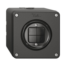 NAPU-Storentaster NEVO, 2-Kanal, Anbauhöhe 65 mm, 87×87 mm, schwarz NAPU-Storentaster NEVO, 2-Kanal, Anbauhöhe 65 mm, 87×87 mm, schwarz