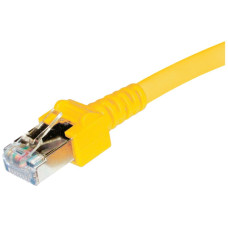 Patchkabel Dätwyler CU RJ45 10m gelb S/UTP Kat.5e