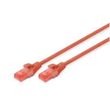 Patchkabel Digitus UTP LSZH Kat.6 0.5m rot