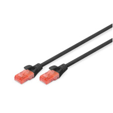 Patchkabel Digitus UTP LSZH Kat.6 0.5m schwarz