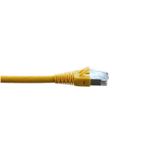 Patchkabel RJ45 S/STP Kat. 6 15m gelb halogenfrei