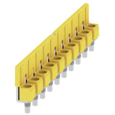 Querverbinder Weidmüller WQV 10/10 geschraubt 10L Raster 9.9mm isoliert 63A gelb - 1 Stück