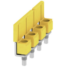 Querverbinder Weidmüller WQV 16N/4 geschraubt 4L Raster 11.9mm isoliert 57A gelb - 1 Stück