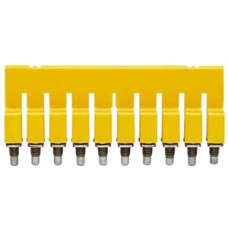 Querverbinder Weidmüller WQV 2.5/6 geschraubt 6L Raster 5.1mm isoliert 32A gelb - 1 Stück