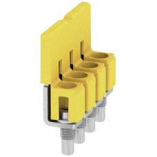 Querverbinder Weidmüller WQV 4/4 geschraubt 4L Raster 6.1mm isoliert 41A gelb - 1 Stück