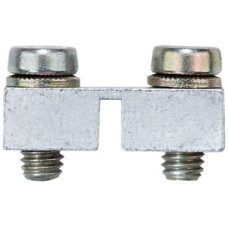 Querverbinder Weidmüller WQV 50N/2 geschraubt 2L Raster 18.5mm 150A silbergrau - 1 Stück