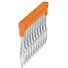 Querverbinder Weidmüller ZQV 1.5N/10 gesteckt 10L 3.5mm isoliert 17.5A orange - 1 Stück