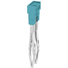 Querverbinder Weidmüller ZQV 1.5N/2 gesteckt 2L 3.5mm isoliert 17.5A blau - 1 Stück