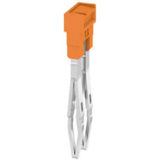 Querverbinder Weidmüller ZQV 1.5N/2 gesteckt 2L 3.5mm isoliert 17.5A orange - 1 Stück