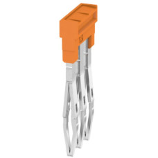 Querverbinder Weidmüller ZQV 1.5N/3 gesteckt 3L 3.5mm isoliert 17.5A orange - 1 Stück
