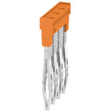 Querverbinder Weidmüller ZQV 1.5N/4 gesteckt 4L 3.5mm isoliert 17.5A orange - 1 Stück
