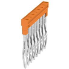 Querverbinder Weidmüller ZQV 1.5N/8 gesteckt 8L 3.5mm isoliert 17.5A orange - 1 Stück