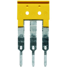 Querverbinder Weidmüller ZQV 2.5/3 gesteckt 3L 5.1mm isoliert 24A gelb - 1 Stück