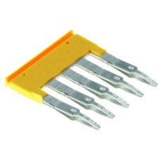 Querverbinder Weidmüller ZQV 2.5/5 gesteckt 5L 5.1mm isoliert 24A gelb - 1 Stück