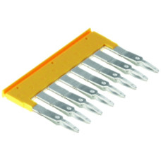 Querverbinder Weidmüller ZQV 2.5/8 gesteckt 8L 5.1mm isoliert 24A gelb - 1 Stück