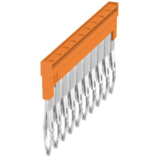 Querverbinder Weidmüller ZQV 2.5N/10 gesteckt 10L 5.1mm isoliert 24A orange - 1 Stück