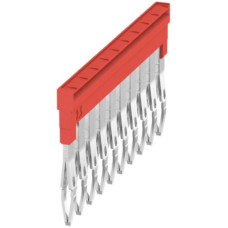 Querverbinder Weidmüller ZQV 2.5N/10 gesteckt 10L 5.1mm isoliert 24A rot - 1 Stück