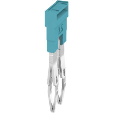 Querverbinder Weidmüller ZQV 2.5N/2 gesteckt 2L 5.1mm isoliert 24A blau - 1 Stück