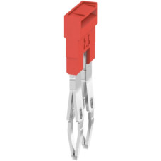 Querverbinder Weidmüller ZQV 2.5N/2 gesteckt 2L 5.1mm isoliert 24A rot - 1 Stück