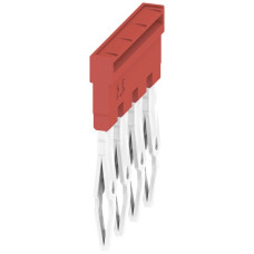 Querverbinder Weidmüller ZQV 2.5N/4 RD gesteckt 4L 5.1mm 24A rot - 1 Stück