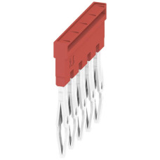 Querverbinder Weidmüller ZQV 2.5N/5 RD gesteckt 5L 5.1mm 24A rot