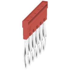 Querverbinder Weidmüller ZQV 2.5N/6 RD gesteckt 6L 5.1mm 24A rot