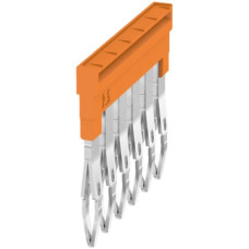 Querverbinder Weidmüller ZQV 2.5N/6 gesteckt 6L 5.1mm isoliert 24A orange - 1 Stück